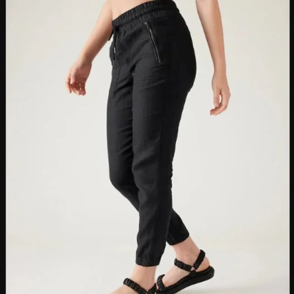Athleta Cabo Linen Jogger Size 6 - Picture 2 of 13